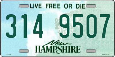 NH license plate 3149507