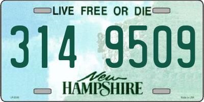 NH license plate 3149509