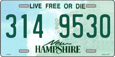 NH license plate 3149530