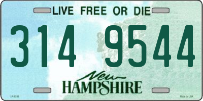NH license plate 3149544