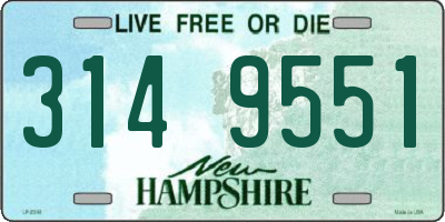 NH license plate 3149551