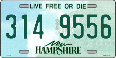 NH license plate 3149556