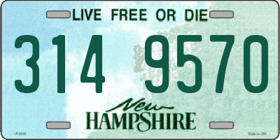 NH license plate 3149570
