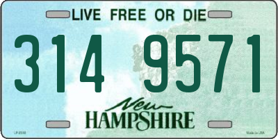 NH license plate 3149571