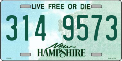 NH license plate 3149573
