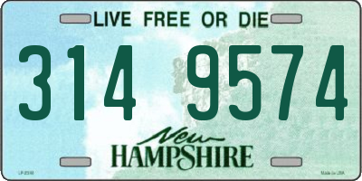 NH license plate 3149574
