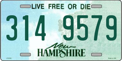 NH license plate 3149579