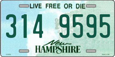 NH license plate 3149595