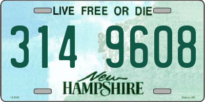 NH license plate 3149608