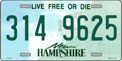 NH license plate 3149625