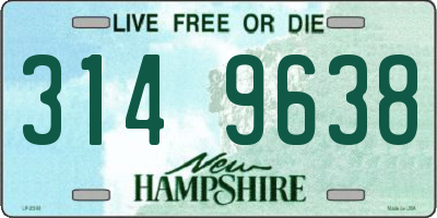 NH license plate 3149638