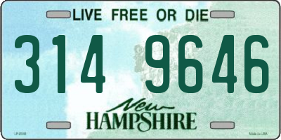 NH license plate 3149646