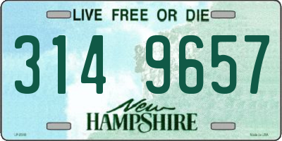 NH license plate 3149657