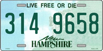 NH license plate 3149658