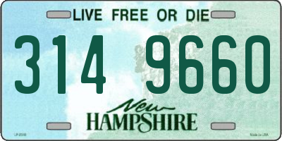 NH license plate 3149660
