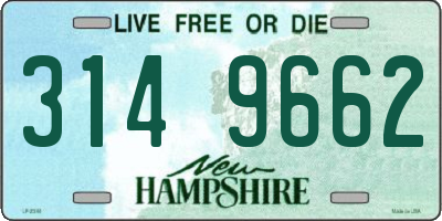 NH license plate 3149662