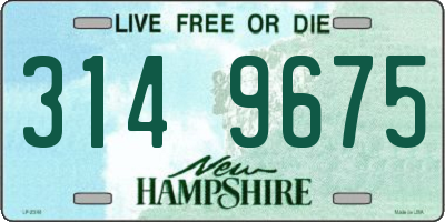 NH license plate 3149675