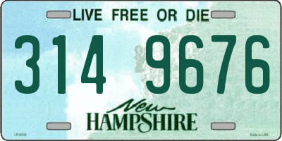 NH license plate 3149676