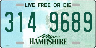 NH license plate 3149689