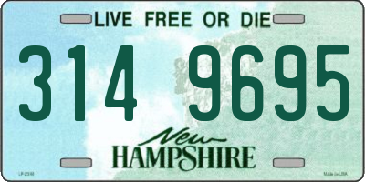 NH license plate 3149695