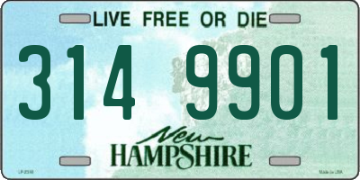 NH license plate 3149901