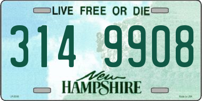 NH license plate 3149908