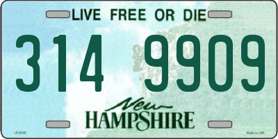 NH license plate 3149909