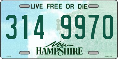NH license plate 3149970