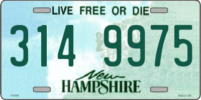 NH license plate 3149975