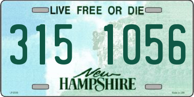 NH license plate 3151056