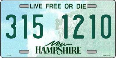 NH license plate 3151210