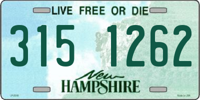 NH license plate 3151262