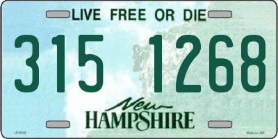 NH license plate 3151268