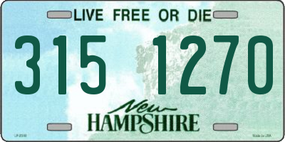 NH license plate 3151270