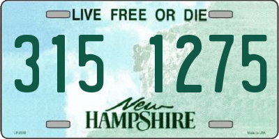 NH license plate 3151275