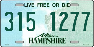 NH license plate 3151277