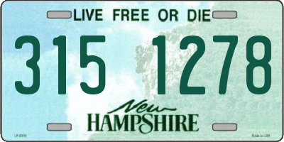 NH license plate 3151278