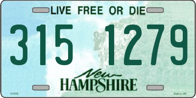 NH license plate 3151279