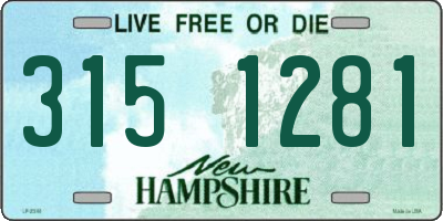 NH license plate 3151281