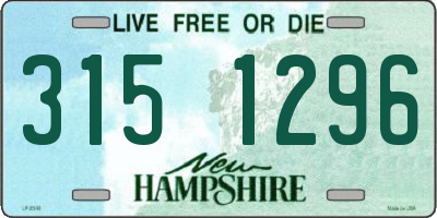 NH license plate 3151296