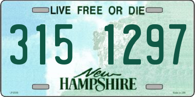 NH license plate 3151297