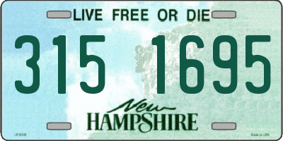 NH license plate 3151695