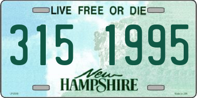 NH license plate 3151995