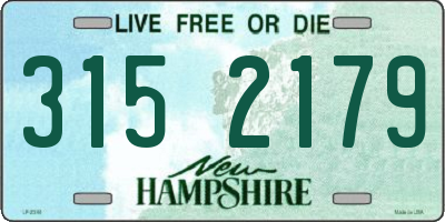NH license plate 3152179