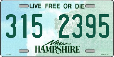 NH license plate 3152395