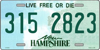 NH license plate 3152823