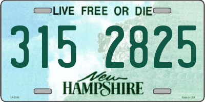 NH license plate 3152825