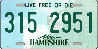 NH license plate 3152951