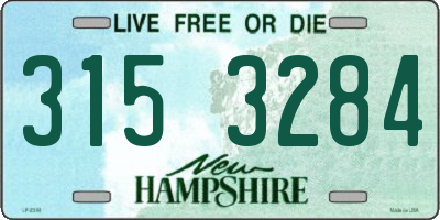 NH license plate 3153284