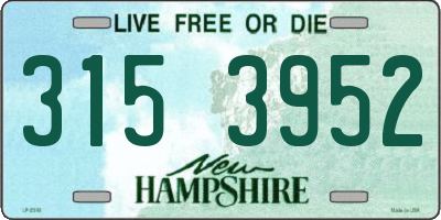 NH license plate 3153952